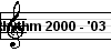 Rhythm 2000 - '03